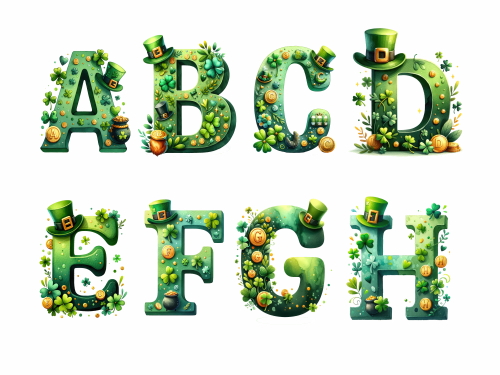 Decorative Transparent 4 Alphabets 18xPNG Decorative Transparent 4 Alphabets 18xPNG
