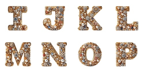 Decorative Transparent 4 Alphabets 18xPNG Decorative Transparent 4 Alphabets 18xPNG