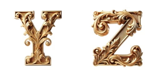 Decorative Transparent 4 Alphabets 18xPNG Decorative Transparent 4 Alphabets 18xPNG