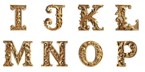 Decorative Transparent 4 Alphabets 18xPNG Decorative Transparent 4 Alphabets 18xPNG