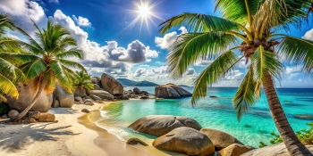 Famous Beaches #4, British Virgin Islands 26xJPEG