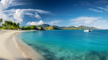 Famous Beaches #4, British Virgin Islands 26xJPEG