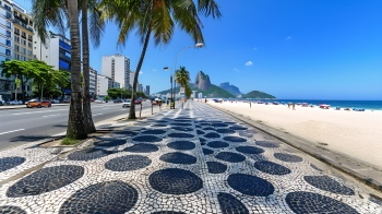 Famous Beaches #5, Copacabana Beach 25xJPEG