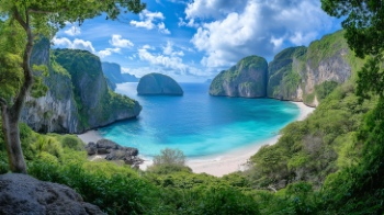 Famous Beaches #6, Maya Bay 25xJPEG