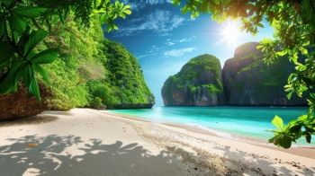 Famous Beaches #6, Maya Bay 25xJPEG