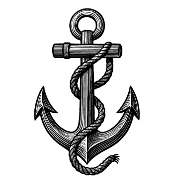 Nautical Anchors - Vintage & Tattoo Style 30xAI