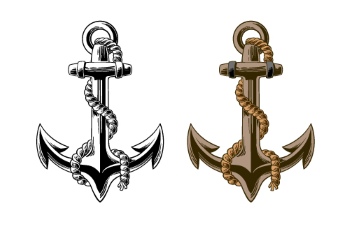 Nautical Anchors - Vintage & Tattoo Style 30xAI