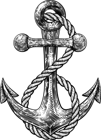 Nautical Anchors - Vintage & Tattoo Style 30xAI