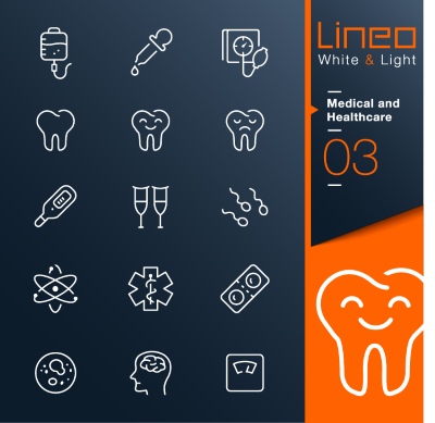 Lineo White & Light Outline Icons 37xAI