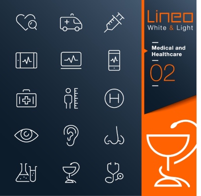 Lineo White & Light Outline Icons 37xAI