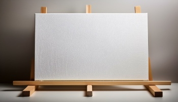 White Canvases on an Easel 25xJPEG