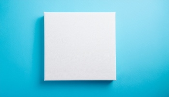 White Canvases on an Easel 25xJPEG