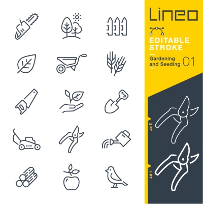 Lineo Editable Stroke 4110 Outline Icons #2, 26xAI Lineo Editable Stroke 4110 Outline Icons #2, 26xAI