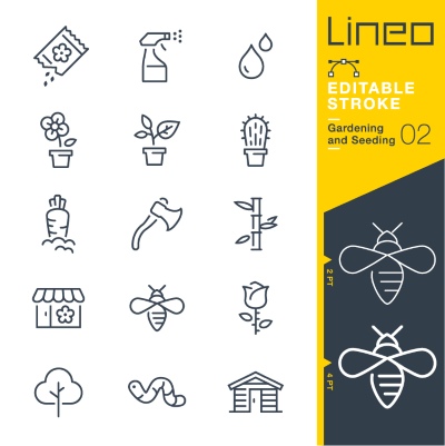 Lineo Editable Stroke 4110 Outline Icons #2, 26xAI Lineo Editable Stroke 4110 Outline Icons #2, 26xAI