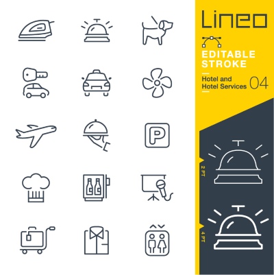 Lineo Editable Stroke 4110 Outline Icons #2, 26xAI Lineo Editable Stroke 4110 Outline Icons #2, 26xAI