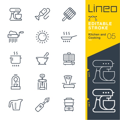 Lineo Editable Stroke 4110 Outline Icons #2, 26xAI Lineo Editable Stroke 4110 Outline Icons #2, 26xAI