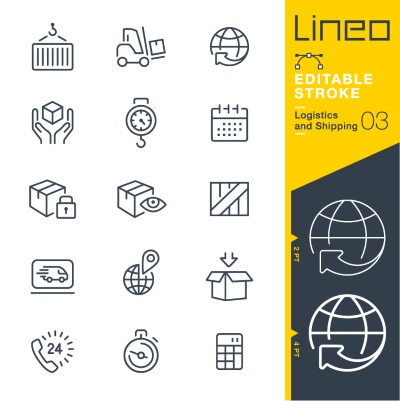 Lineo Editable Stroke 4110 Outline Icons #2, 26xAI Lineo Editable Stroke 4110 Outline Icons #2, 26xAI