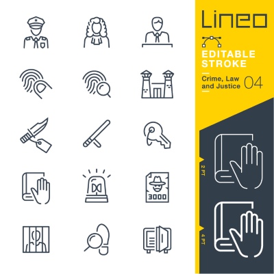 Lineo Editable Stroke 4110 Outline Icons #4, 28xAI