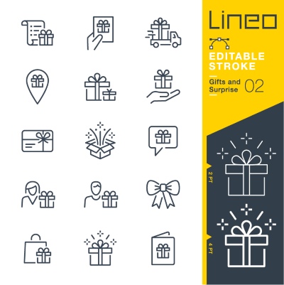 Lineo Editable Stroke 4110 Outline Icons #4, 28xAI