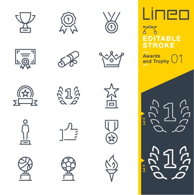 Lineo Editable Stroke 4110 Outline Icons #4, 28xAI