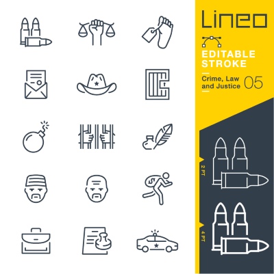 Lineo Editable Stroke 4110 Outline Icons #4, 28xAI