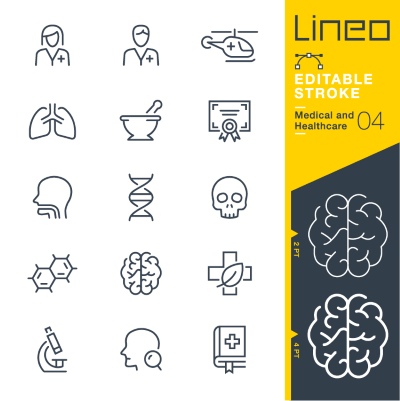 Lineo Editable Stroke 4110 Outline Icons #5, 26xAI