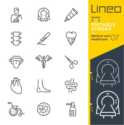 Lineo Editable Stroke 4110 Outline Icons #5, 26xAI