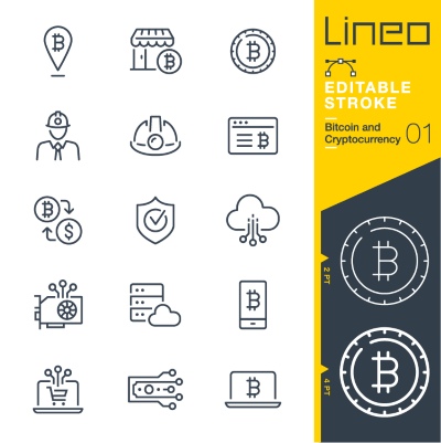 Lineo Editable Stroke 4110 Outline Icons #5, 26xAI