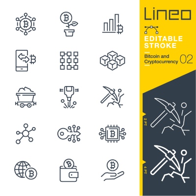 Lineo Editable Stroke 4110 Outline Icons #5, 26xAI