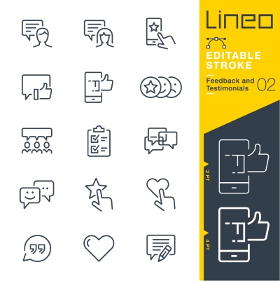 Lineo Editable Stroke 4110 Outline Icons #5, 26xAI