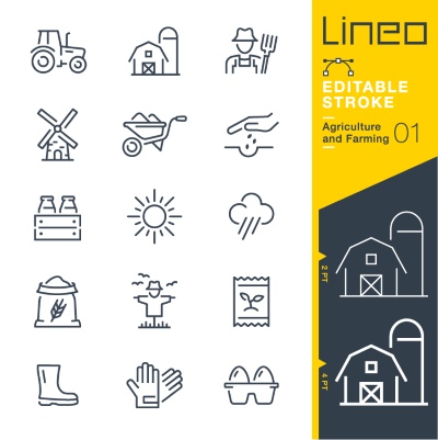 Lineo Editable Stroke 4110 Outline Icons #5, 26xAI