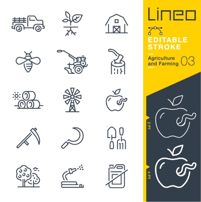 Lineo Editable Stroke 4110 Outline Icons #5, 26xAI