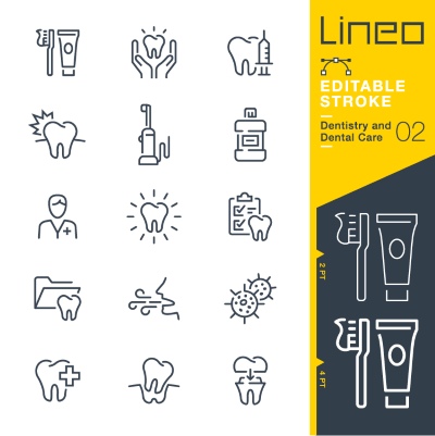Lineo Editable Stroke 4110 Outline Icons #6, 28xAI
