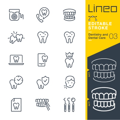 Lineo Editable Stroke 4110 Outline Icons #6, 28xAI