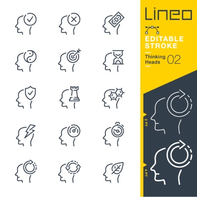 Lineo Editable Stroke 4110 Outline Icons #6, 28xAI