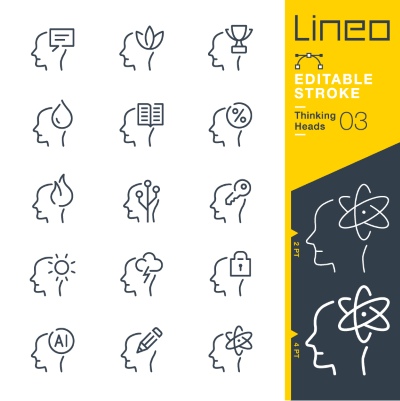 Lineo Editable Stroke 4110 Outline Icons #6, 28xAI