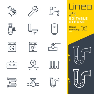 Lineo Editable Stroke 4110 Outline Icons #6, 28xAI