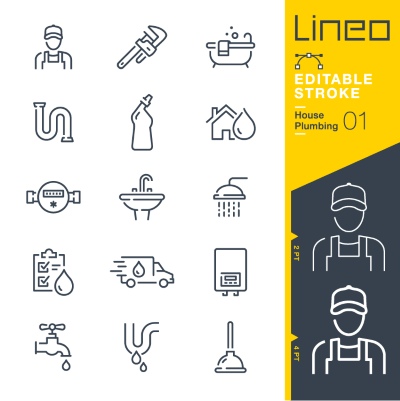 Lineo Editable Stroke 4110 Outline Icons #6, 28xAI
