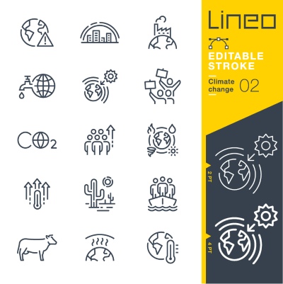 Lineo Editable Stroke 4110 Outline Icons #6, 28xAI