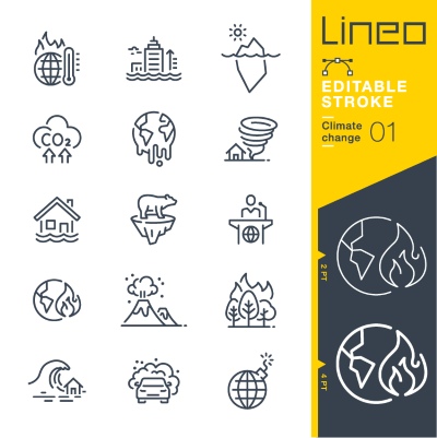 Lineo Editable Stroke 4110 Outline Icons #6, 28xAI