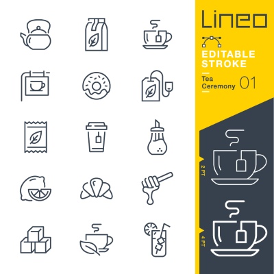 Lineo Editable Stroke 4110 Outline Icons #7, 28xAI