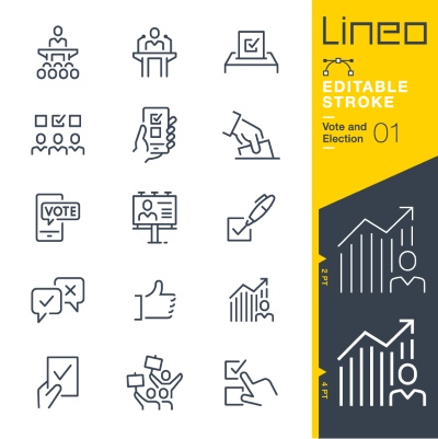 Lineo Editable Stroke 4110 Outline Icons #7, 28xAI
