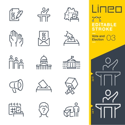Lineo Editable Stroke 4110 Outline Icons #7, 28xAI