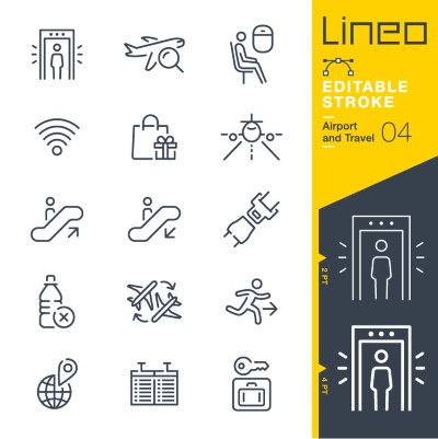 Lineo Editable Stroke 4110 Outline Icons #8, 27xAI