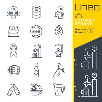 Lineo Editable Stroke 4110 Outline Icons #9, 27xAI