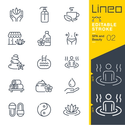 Lineo Editable Stroke 4110 Outline Icons #9, 27xAI