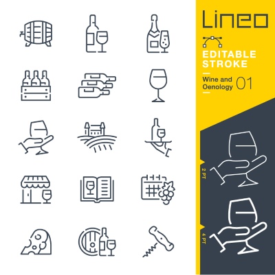 Lineo Editable Stroke 4110 Outline Icons #9, 27xAI