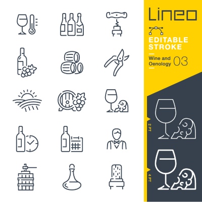 Lineo Editable Stroke 4110 Outline Icons #9, 27xAI