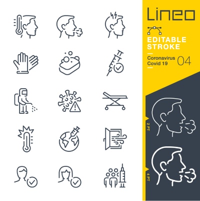 Lineo Editable Stroke 4110 Outline Icons #9, 27xAI