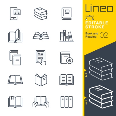 Lineo Editable Stroke 4110 Outline Icons #9, 27xAI